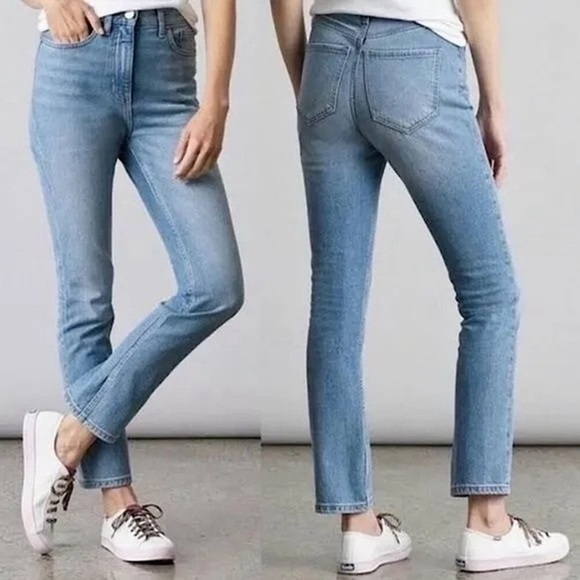 Elizabeth and James The Vintage Straight Jeans Size 10/30 Blue High Rise Denim - Picture 8 of 8